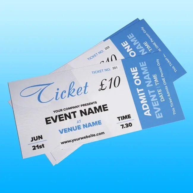 Tickets Printing Farnborough